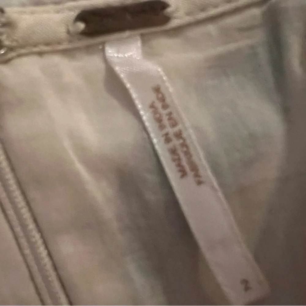 Free People White and Pink Embroidered Mini Dress EUC - Picture 9 of 14